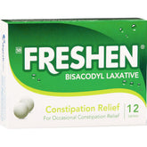 Bisacodyl Laxative 12 Tablets